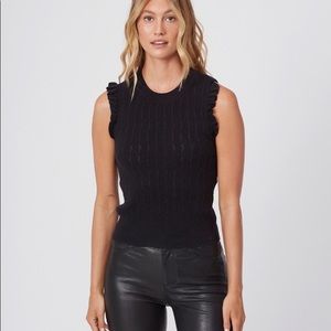PAIGE Black Gardenia sweater